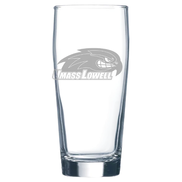 University of Massachusetts Lowell Polar Camel 16 oz. Willi Becher Beer Glass