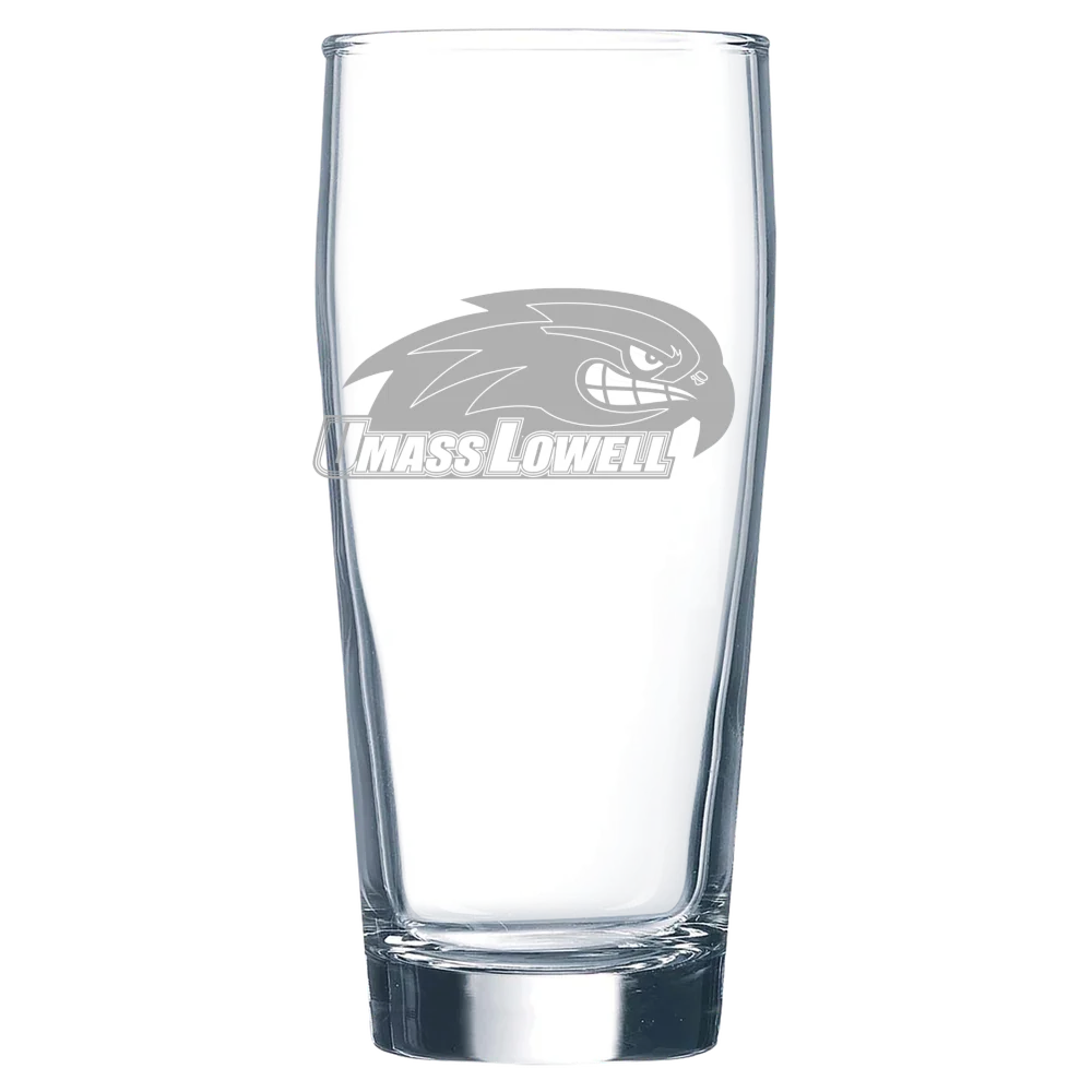University of Massachusetts Lowell Polar Camel 16 oz. Willi Becher Beer Glass