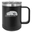 University of Massachusetts Lowell Polar Camel 15 oz. Mug with Slider Lid