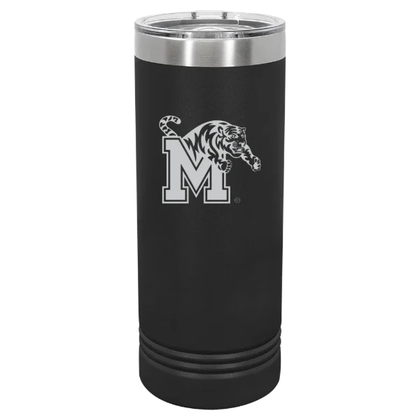 University of Memphis Polar Camel 22 oz. Skinny Tumbler with Slider Lid