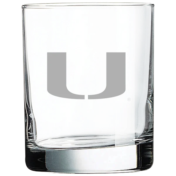 University of Miami (Florida) Polar Camel 10 1/2 oz. On The Rocks Glass