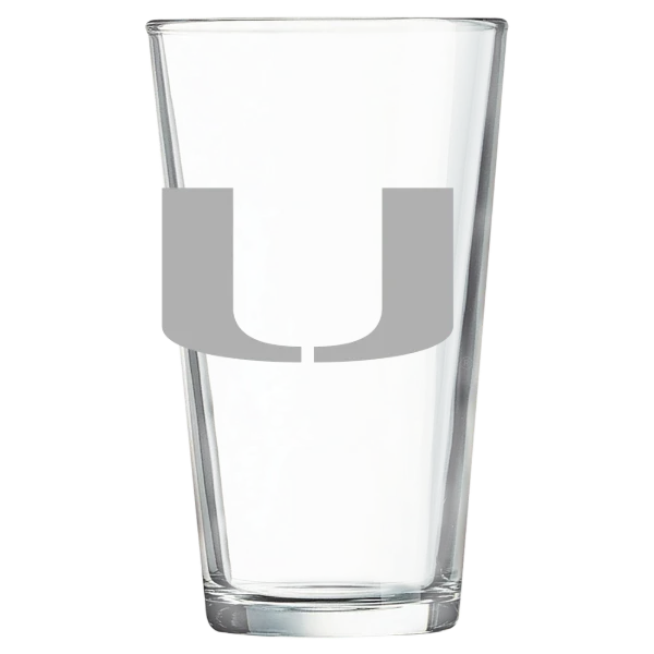 University of Miami (Florida) Polar Camel 16 oz. Pint Mixing Glass