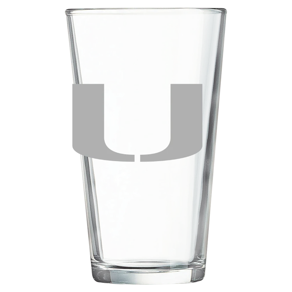 University of Miami (Florida) Polar Camel 16 oz. Pint Mixing Glass