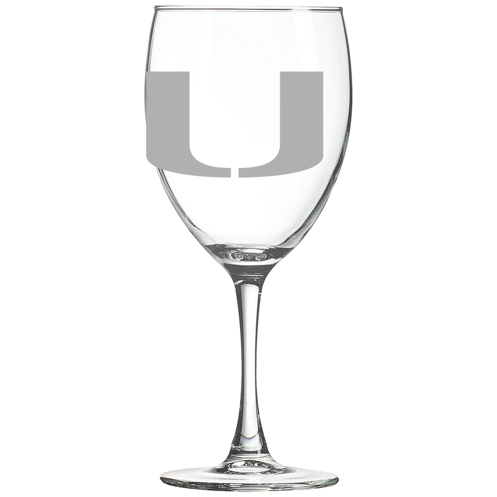 University of Miami (Florida) Polar Camel 10 1/2 oz. Wine Glass
