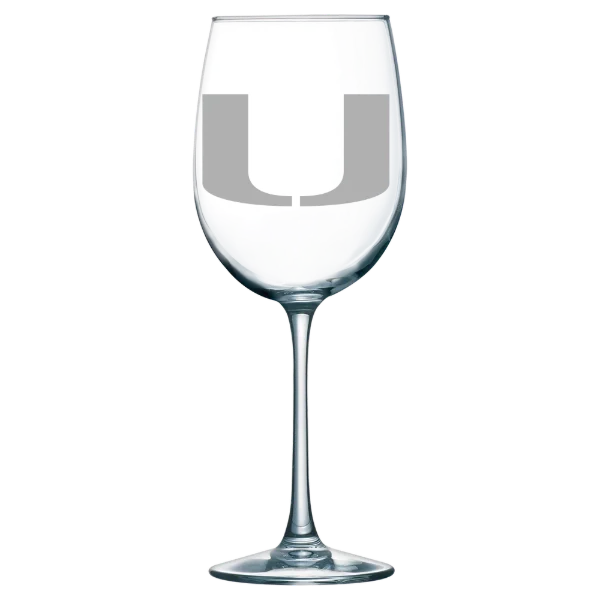 University of Miami (Florida) Polar Camel 19 oz. Wine Glass