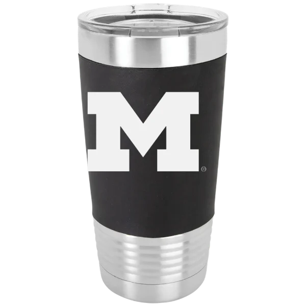 University of Michigan Polar Camel 20 oz. Silicone Grip Tumbler with Standard Lid