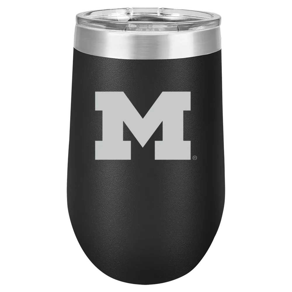 University of Michigan Polar Camel 16 oz. Stemless Wine Tumbler