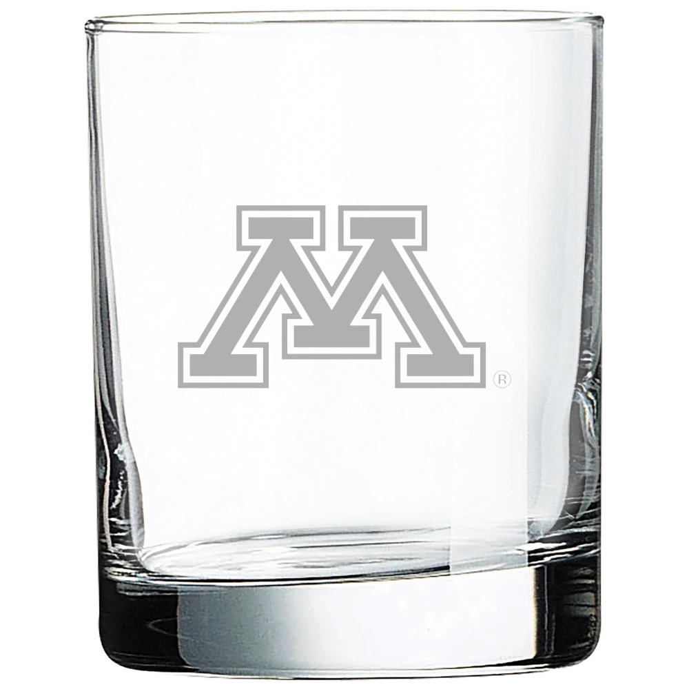 University of Minnesota, Twin Cities Polar Camel 10 1/2 oz. On The Rocks Glass
