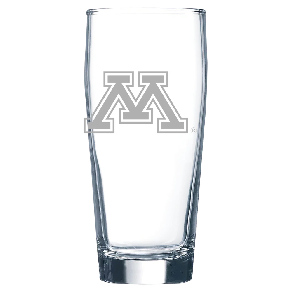 University of Minnesota, Twin Cities Polar Camel 16 oz. Willi Becher Beer Glass