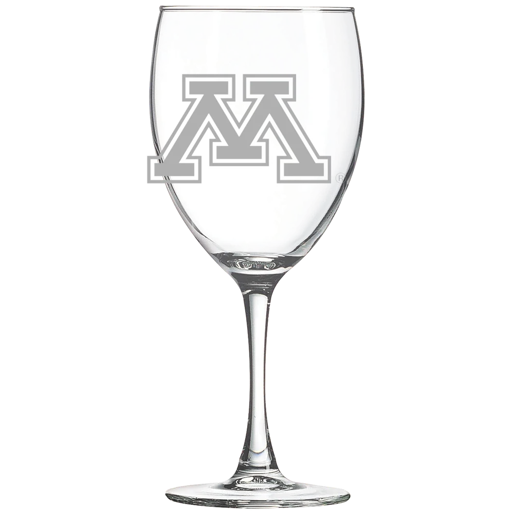 University of Minnesota, Twin Cities Polar Camel 10 1/2 oz. Wine Glass