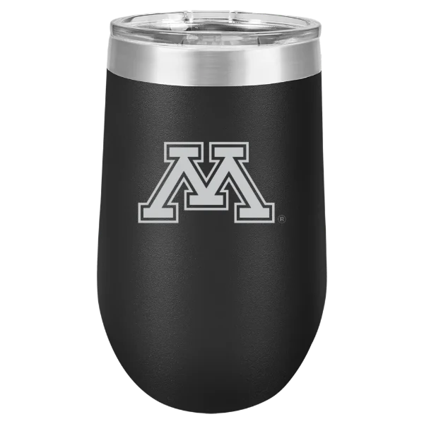 University of Minnesota, Twin Cities Polar Camel 16 oz. Stemless Wine Tumbler