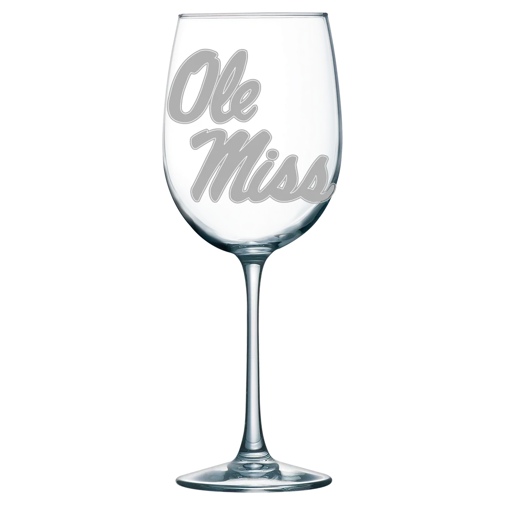 University of Mississippi Polar Camel 19 oz. Wine Glass