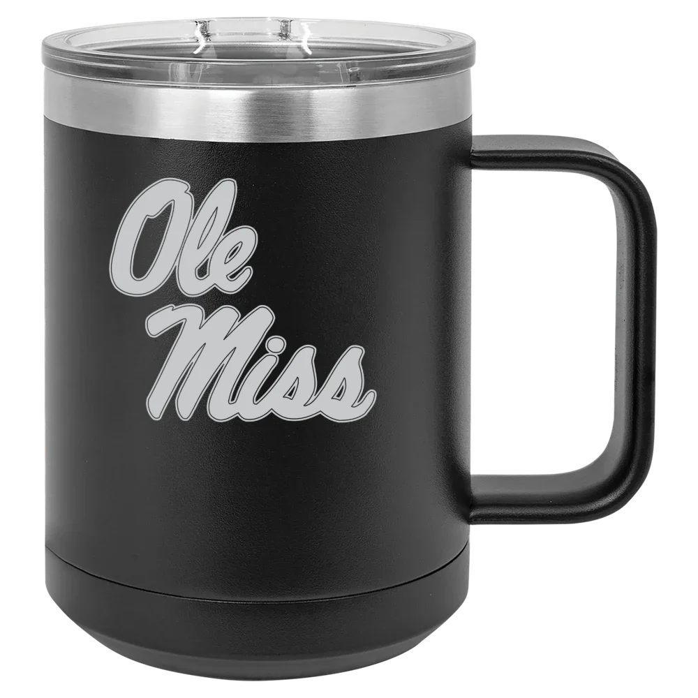 University of Mississippi Polar Camel 15 oz. Mug with Slider Lid