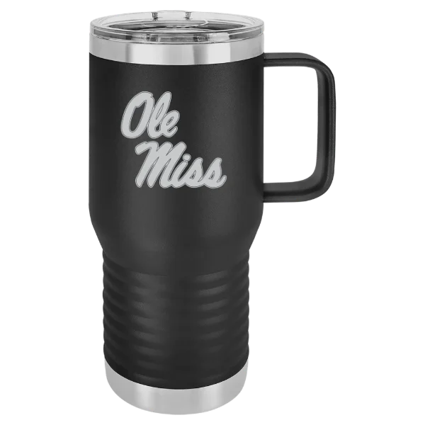 University of Mississippi Polar Camel 20 oz. Travel Mug with Slider Lid