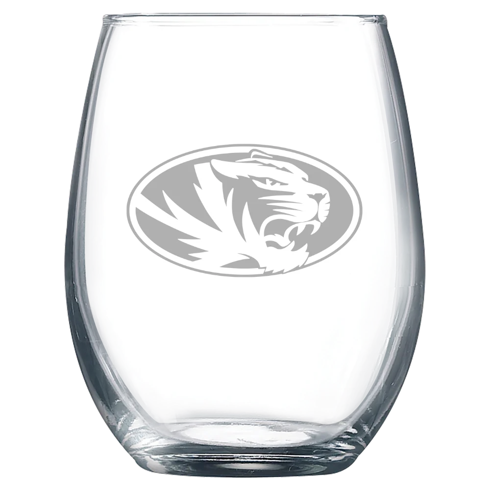 University of Missouri, Columbia Polar Camel 9 oz. Stemless Wine Glass