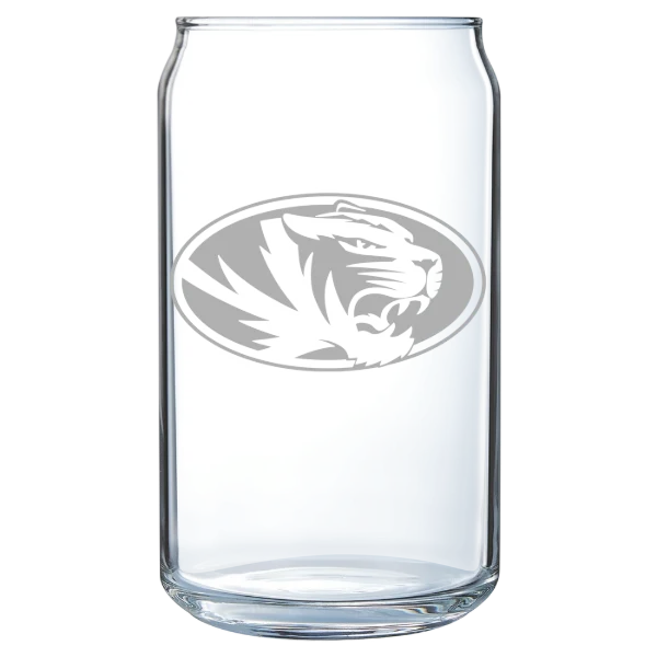 University of Missouri, Columbia Polar Camel 16 oz. Can Glass