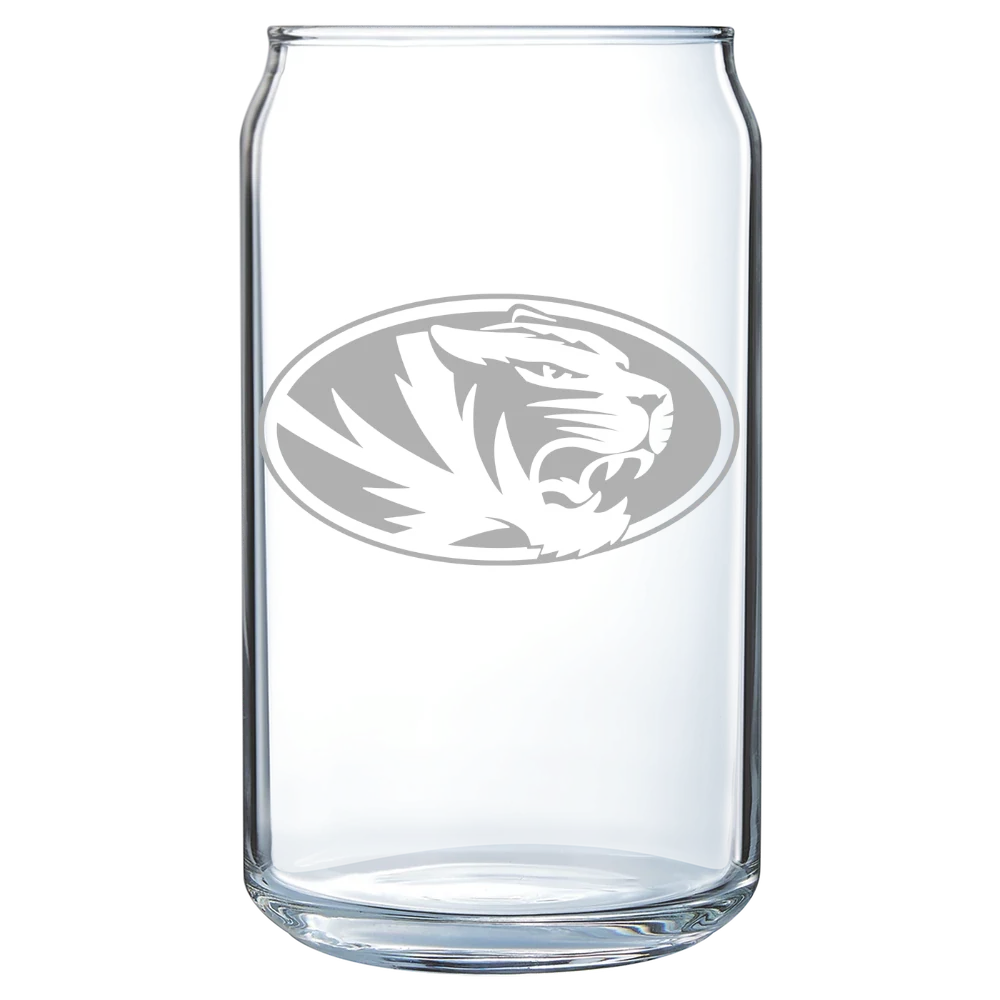 University of Missouri, Columbia Polar Camel 16 oz. Can Glass
