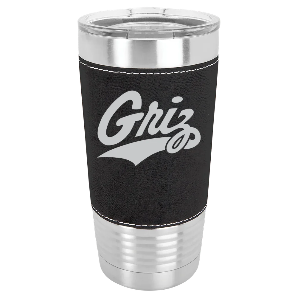 University of Montana Polar Camel 20 oz. Leatherette Grip Tumbler with Standard Lid