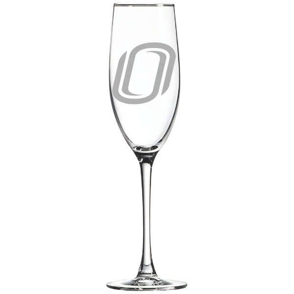 University of Nebraska at Omaha Polar Camel 8 oz. Champagne Flute
