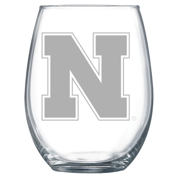 University of Nebraska-Lincoln Polar Camel 15 oz. Stemless Wine Glass