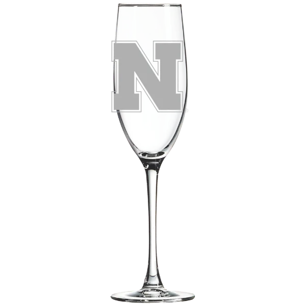 University of Nebraska-Lincoln Polar Camel 8 oz. Champagne Flute