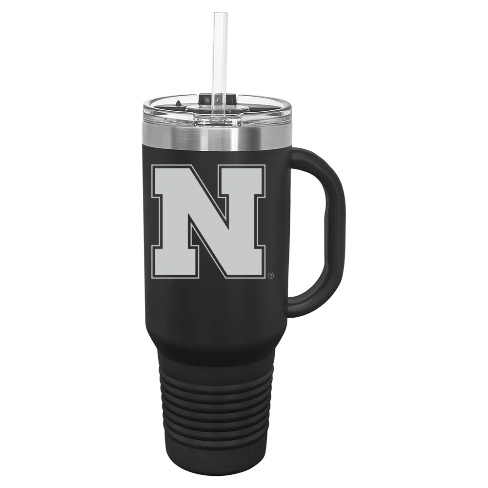 University of Nebraska-Lincoln Polar Camel 40 oz. Travel Mug with Snap Lid & Straw