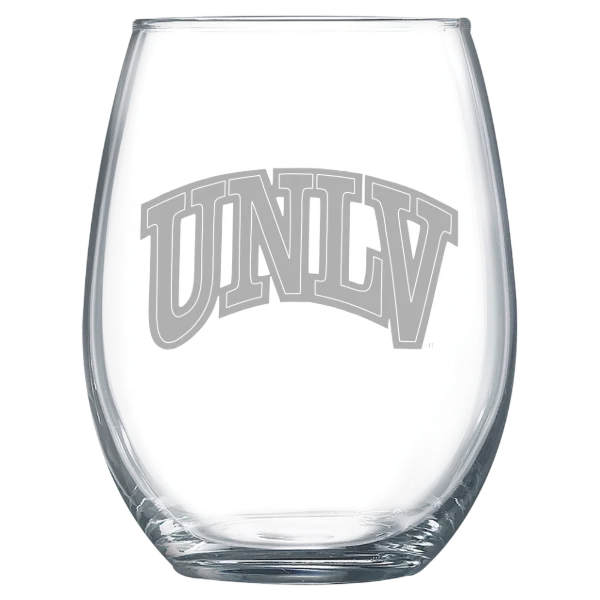 University of Nevada, Las Vegas Polar Camel 15 oz. Stemless Wine Glass