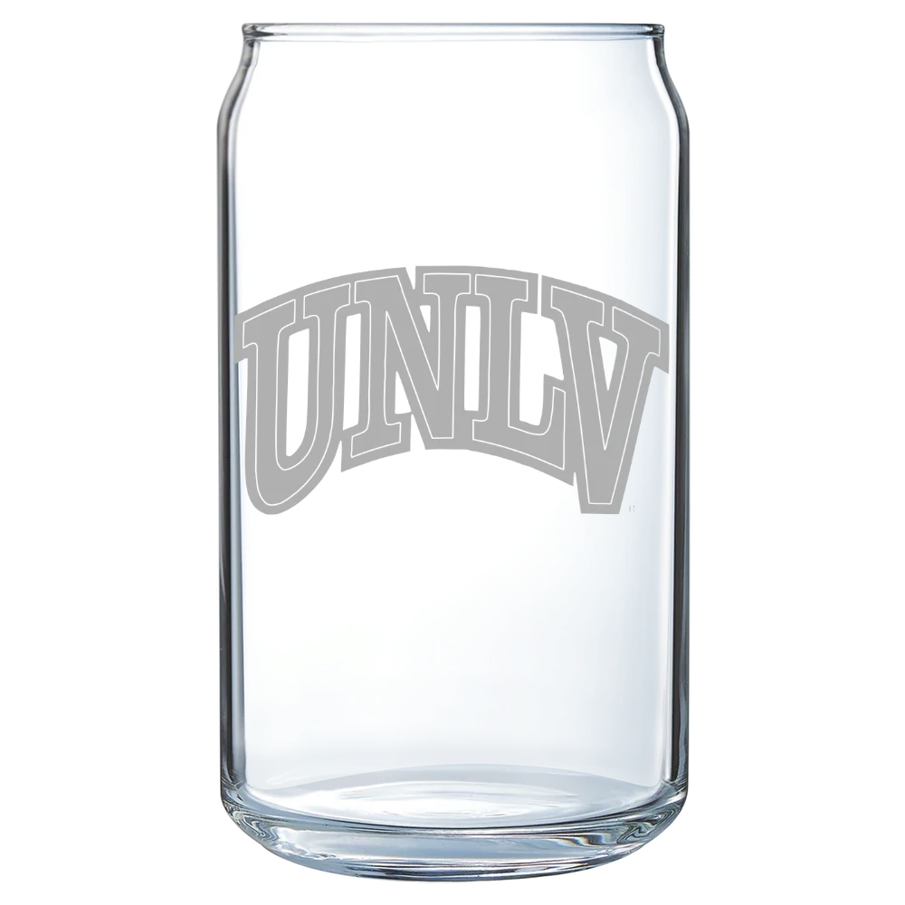 University of Nevada, Las Vegas Polar Camel 16 oz. Can Glass