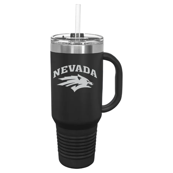 University of Nevada, Reno Polar Camel 40 oz. Travel Mug with Snap Lid & Straw