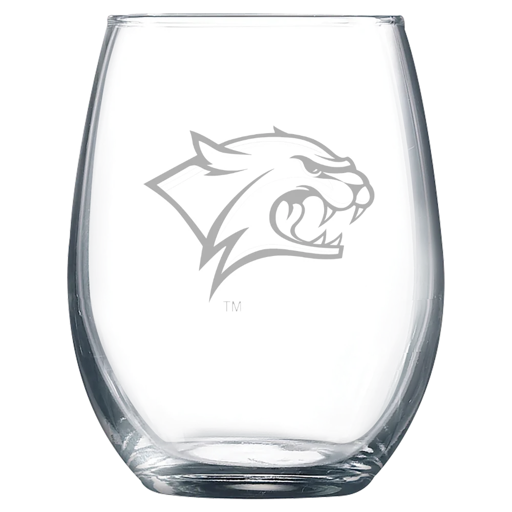 University of New Hampshire Polar Camel 9 oz. Stemless Wine Glass