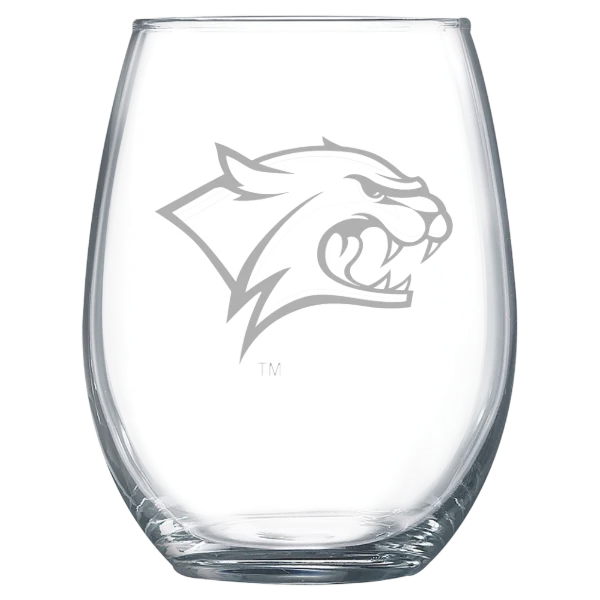 University of New Hampshire Polar Camel 15 oz. Stemless Wine Glass