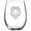 University of New Mexico Polar Camel 9 oz. Stemless Wine Glass
