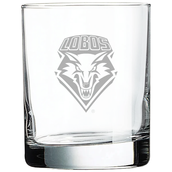 University of New Mexico Polar Camel 10 1/2 oz. On The Rocks Glass