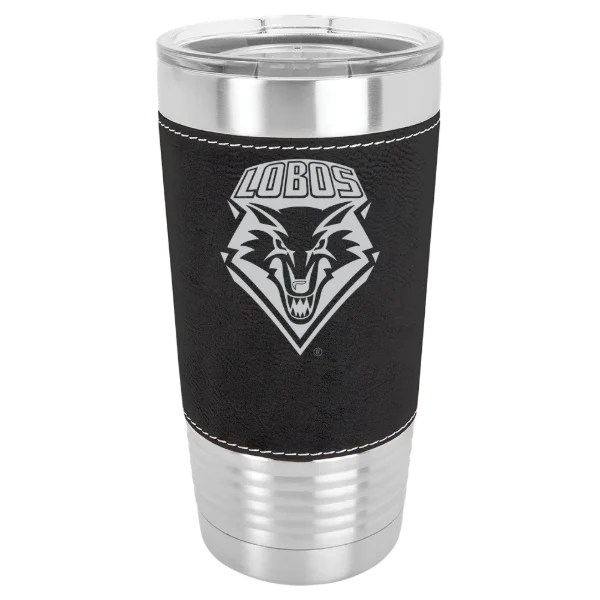 University of New Mexico Polar Camel 20 oz. Leatherette Grip Tumbler with Standard Lid