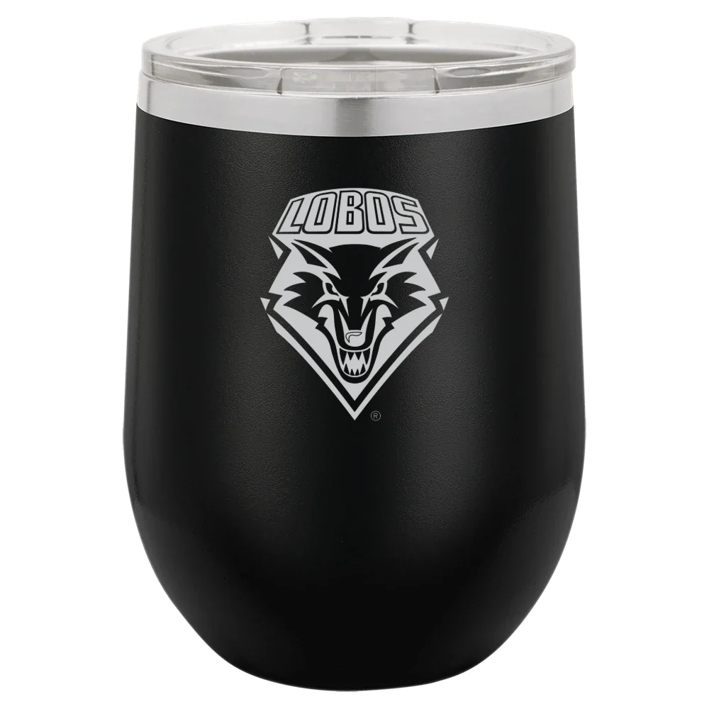 University of New Mexico Polar Camel 12 oz. Stemless Wine Tumbler