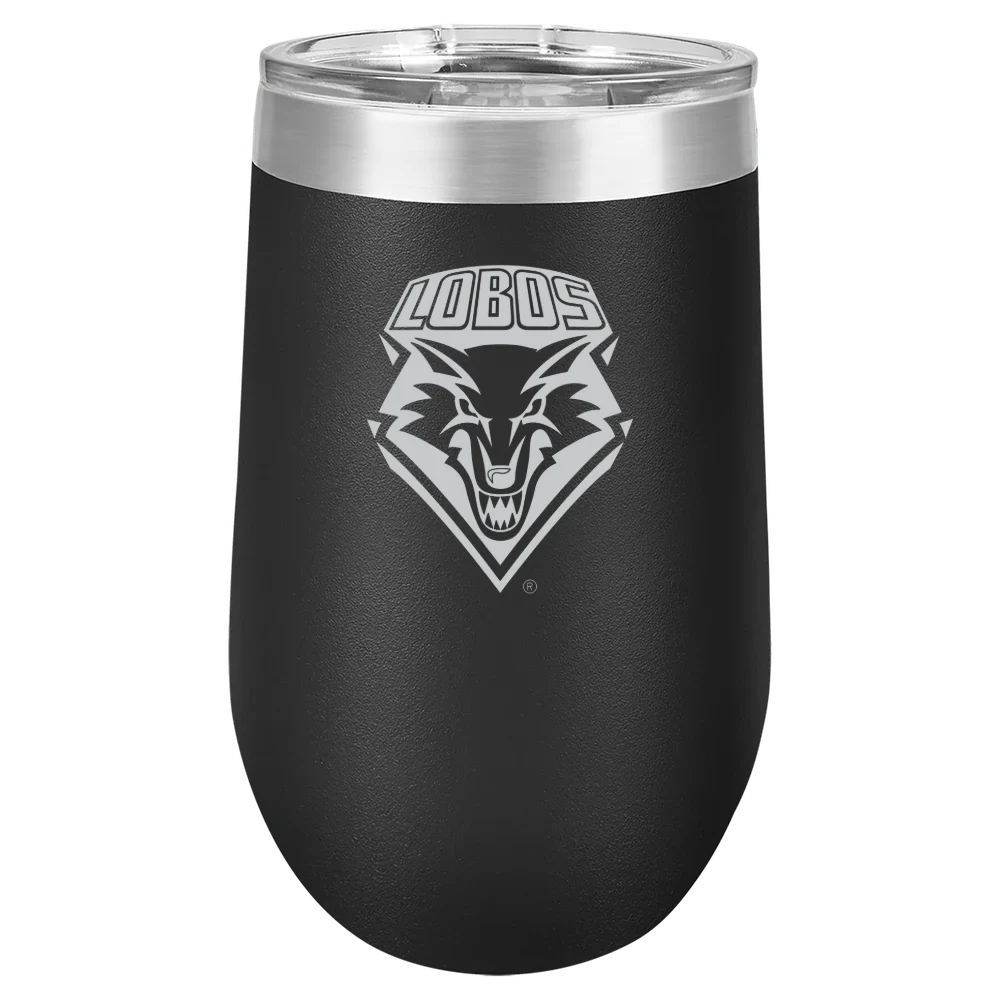 University of New Mexico Polar Camel 16 oz. Stemless Wine Tumbler
