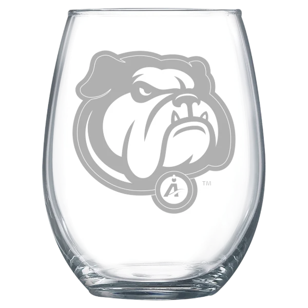 University of North Carolina Asheville Polar Camel 15 oz. Stemless Wine Glass