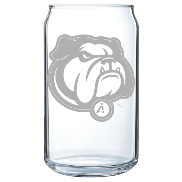 University of North Carolina Asheville Polar Camel 16 oz. Can Glass