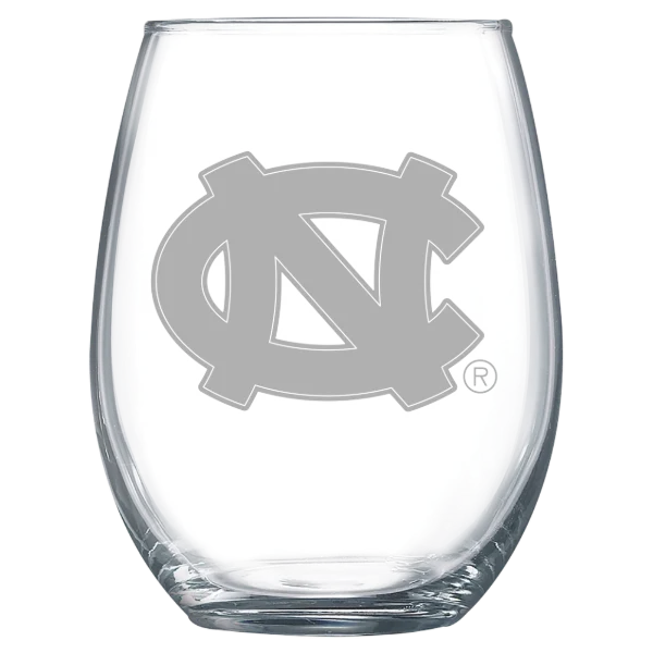 University of North Carolina, Chapel Hill Polar Camel 15 oz. Stemless Wine Glass