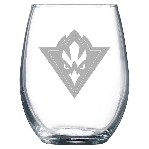 University of North Carolina Wilmington Polar Camel 9 oz. Stemless Wine Glass