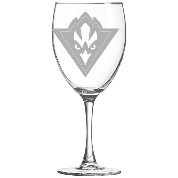 University of North Carolina Wilmington Polar Camel 10 1/2 oz. Wine Glass