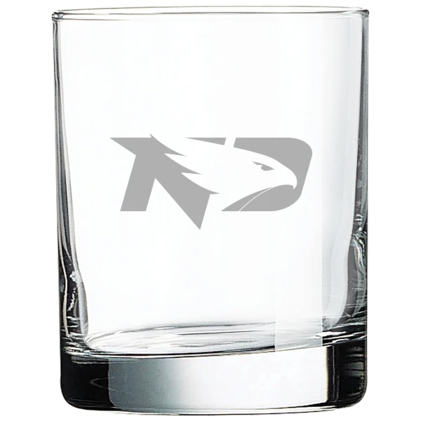 University of North Dakota Polar Camel 10 1/2 oz. On The Rocks Glass