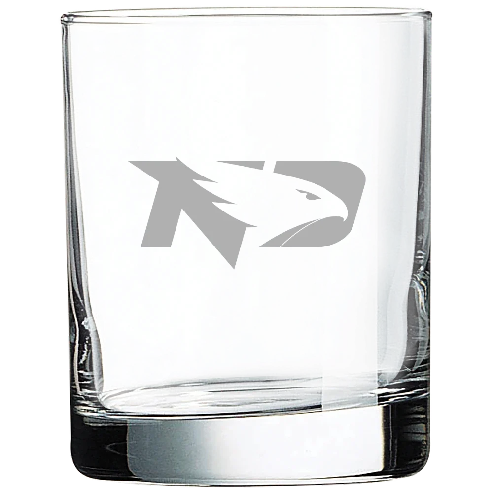 University of North Dakota Polar Camel 10 1/2 oz. On The Rocks Glass