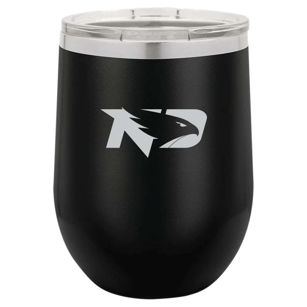 University of North Dakota Polar Camel 12 oz. Stemless Wine Tumbler