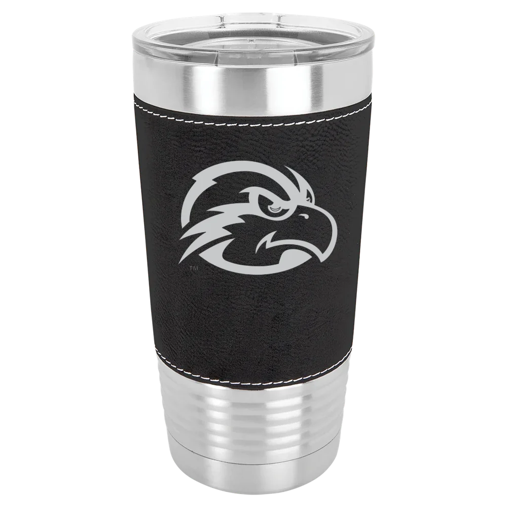 University of North Florida Polar Camel 20 oz. Leatherette Grip Tumbler with Standard Lid