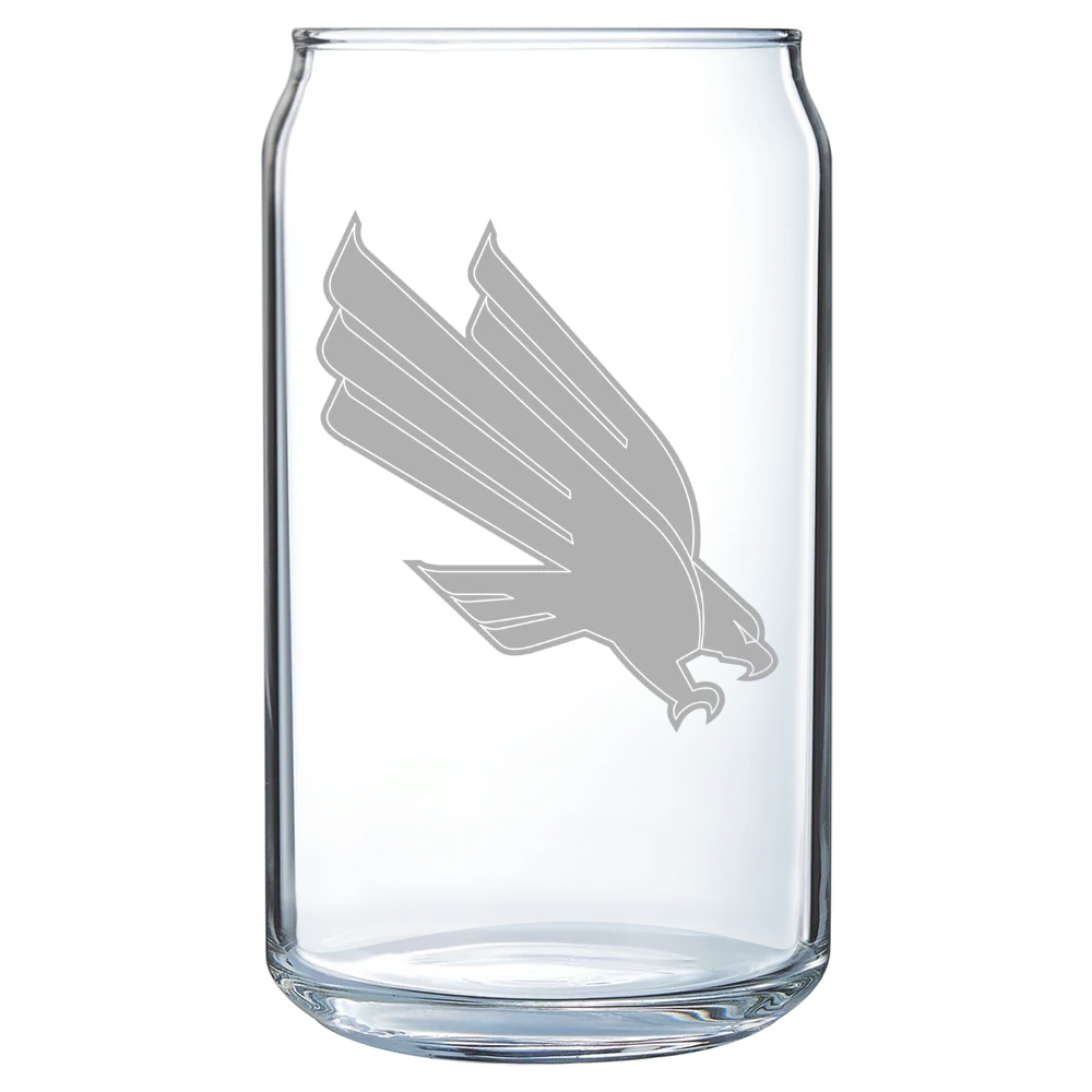 University of North Texas Polar Camel 16 oz. Can Glass