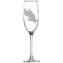 University of North Texas Polar Camel 8 oz. Champagne Flute