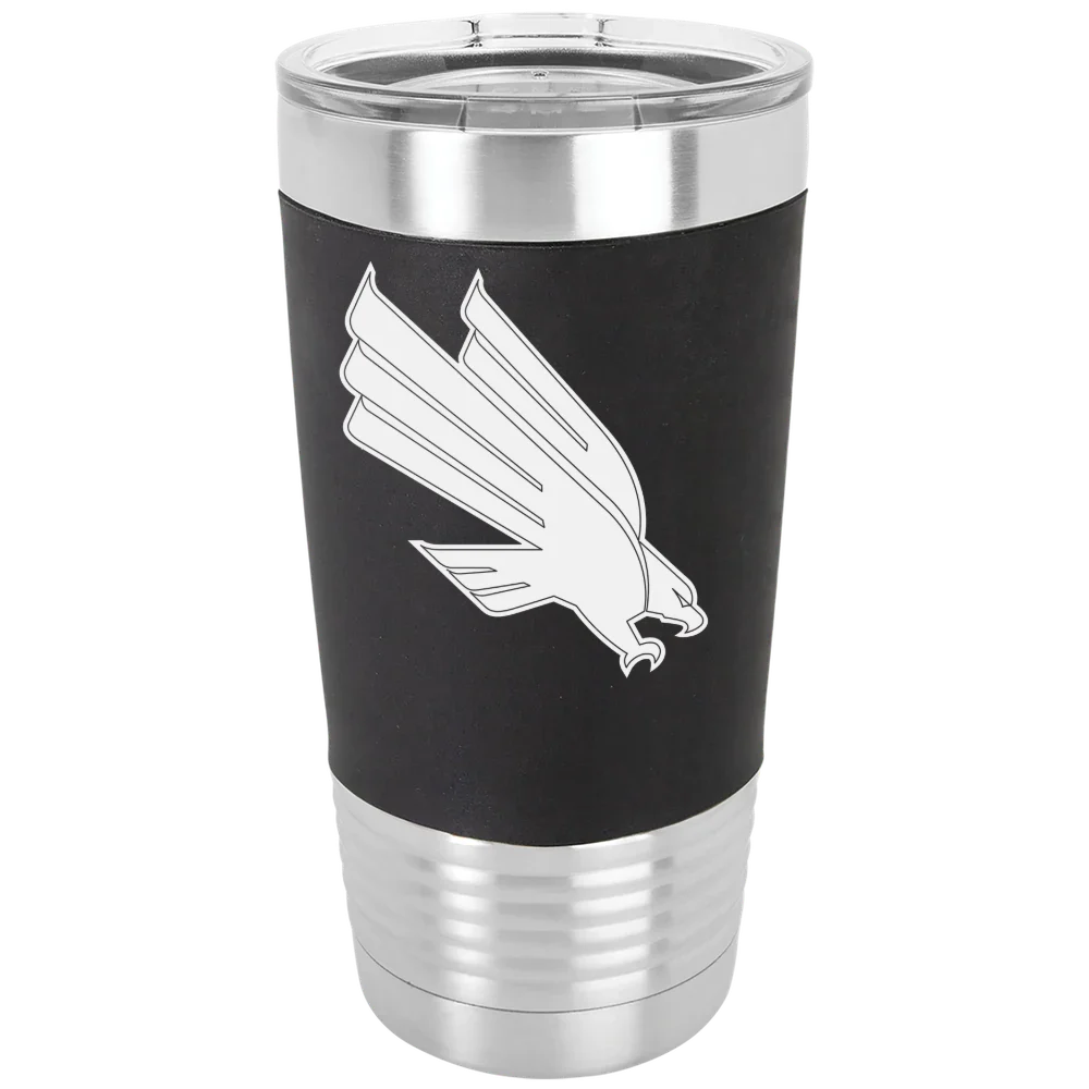 University of North Texas Polar Camel 20 oz. Silicone Grip Tumbler with Standard Lid