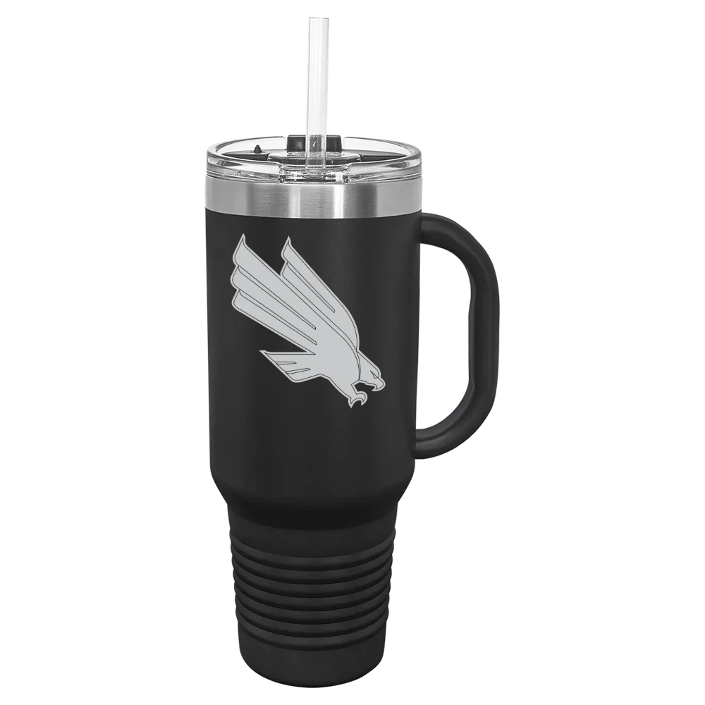 University of North Texas Polar Camel 40 oz. Travel Mug with Snap Lid & Straw