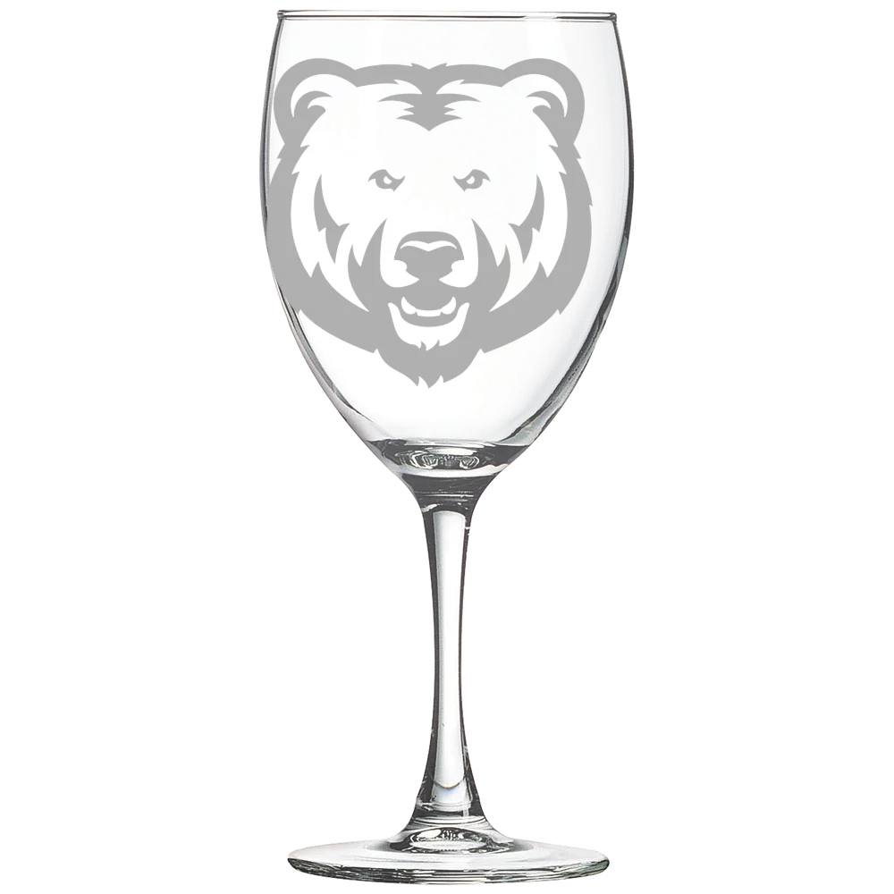 University of Northern Colorado Polar Camel 10 1/2 oz. Wine Glass